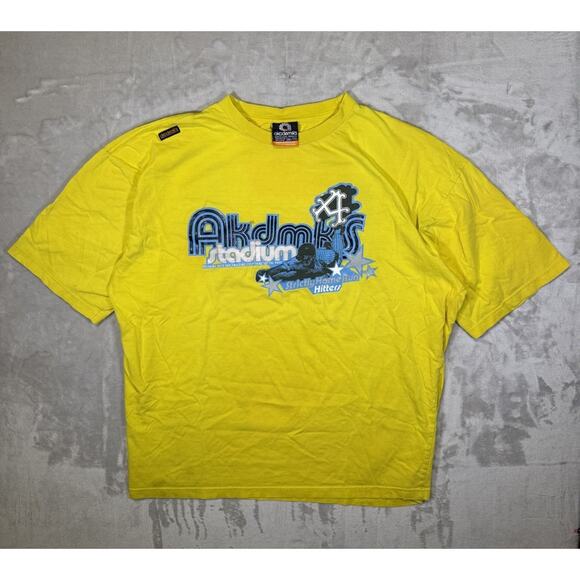 Y2K Akdmks Stadium Strictly Home Run Hitters Graphic T-Shirt Skater Sports 3XL - Picture 1 of 9